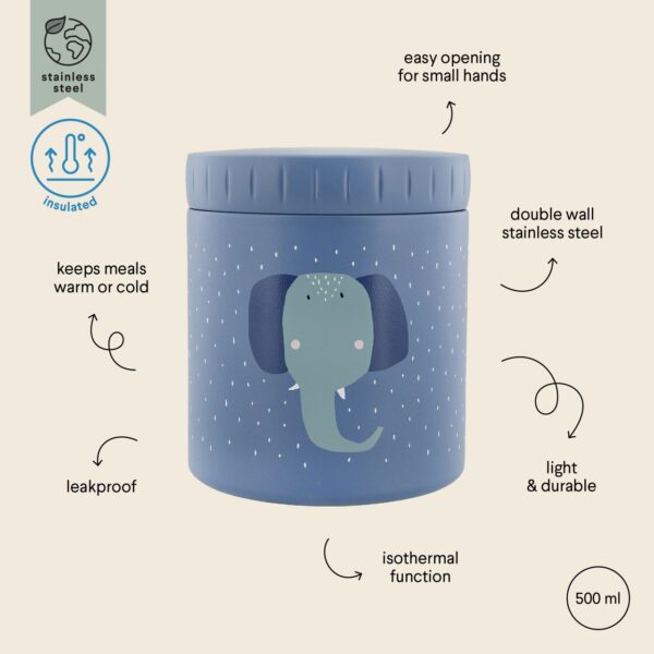 Termo sólidos 500ML Mrs Elephant Trixie - Imagen 3