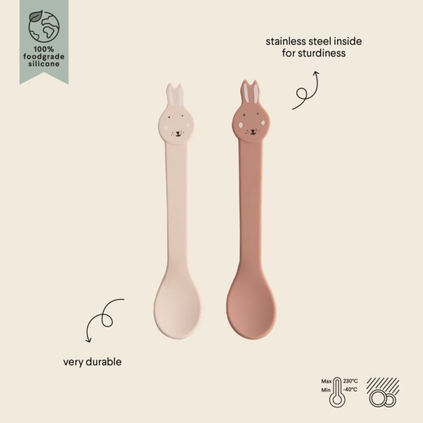 Silicona cuchara 2-pack - Mrs. Rabbit Trixie - Imagen 2