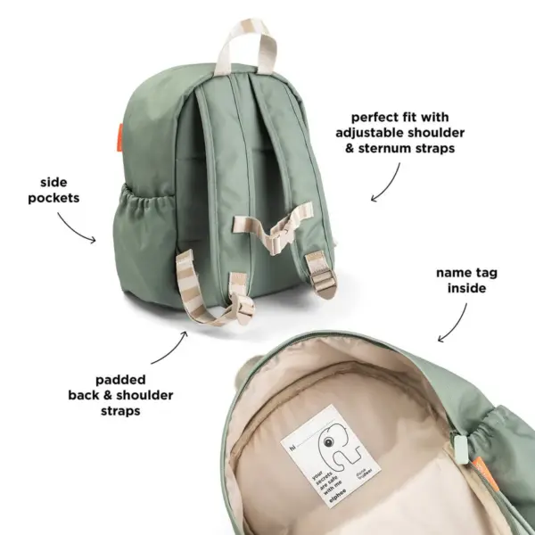 Mochila Infantil Playground Verde Done by Deer - Imagen 3