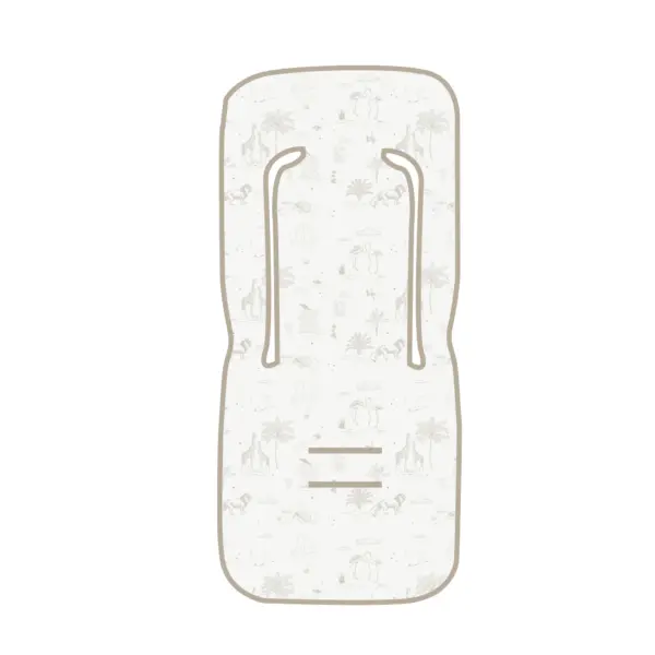 Colchoneta Silla Universal Estampada Noe Bimbidreams