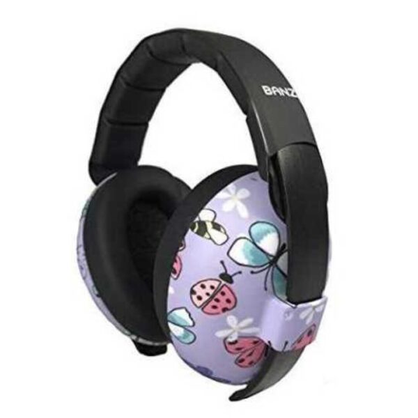 Auriculares Banz Anti Ruido Mariposas Baby