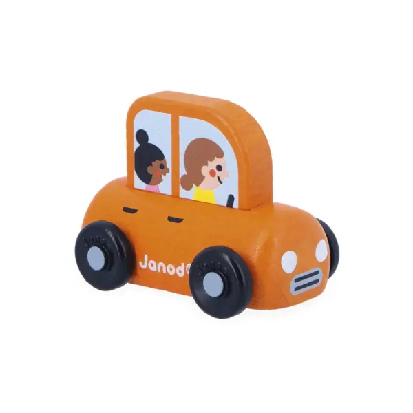 Coche familiar de madera Ciudad - Cross Roads Janod