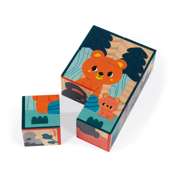 Cubos de madera Animales Colaboración con WWF® Janod - Imagen 3