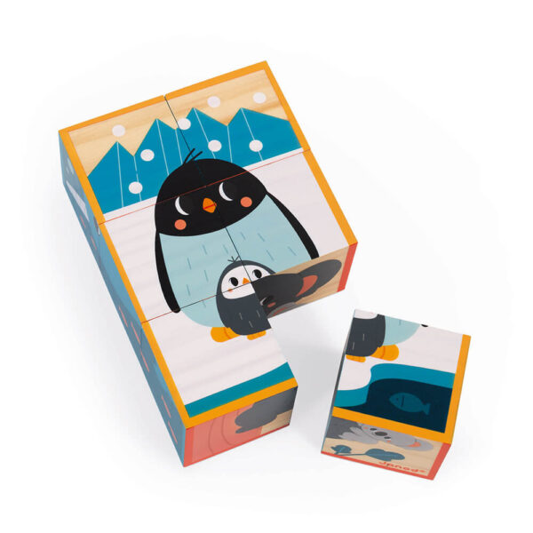 Cubos de madera Animales Colaboración con WWF® Janod - Imagen 4