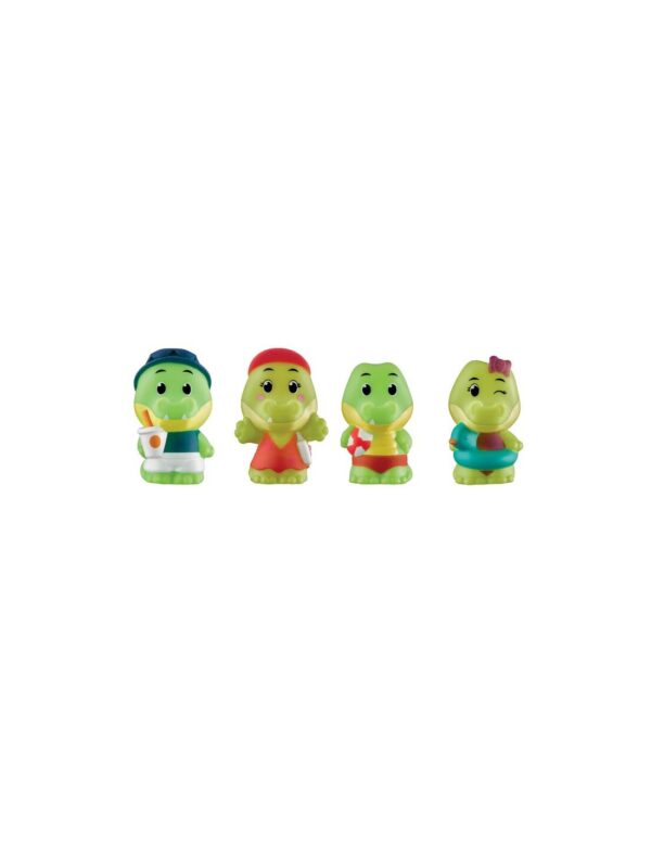 Familia Croco set de 4 figuras mágicas Klorofil