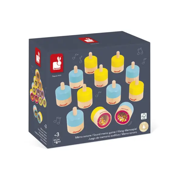 Juego sensorial - Sound Memo Janod - Imagen 6