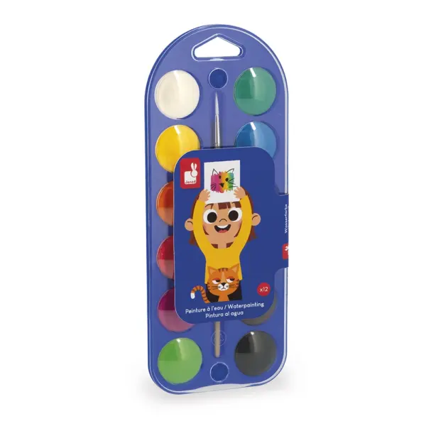 Paleta de pintura al agua Janod