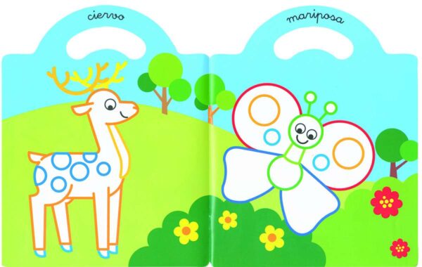 Pinta y pega los animalitos del bosque - Imagen 2