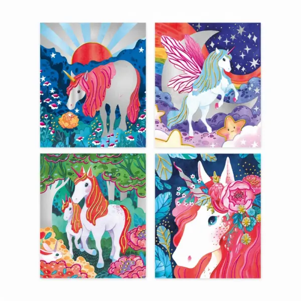 Pinturas Nacradas Y En 3D Unicornios Janod - Imagen 2