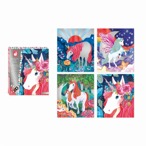 Pinturas Nacradas Y En 3D Unicornios Janod - Imagen 5