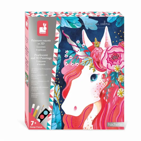 Pinturas Nacradas Y En 3D Unicornios Janod
