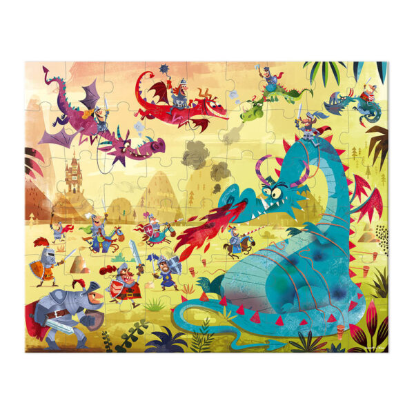 Puzle Dragones 54 piezas Janod - Imagen 3