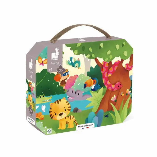 Puzzle Animales Salvajes 36 piezas Janod
