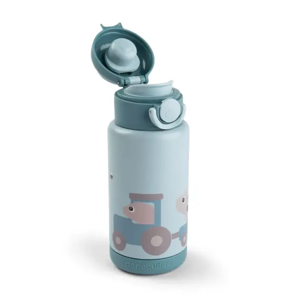 Botella Térmica Celebration Tiny Farm Azul Done by Deer - Imagen 2
