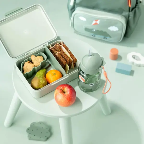 Caja de Almuerzo con Separador Playground Verde Done by Deer - Imagen 3
