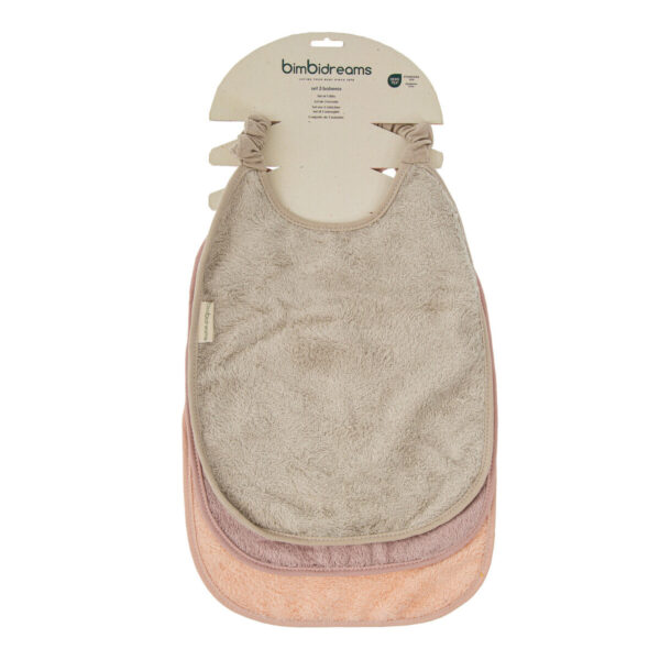 Baberos Guardería Pack 3 Basics Bimbidreams