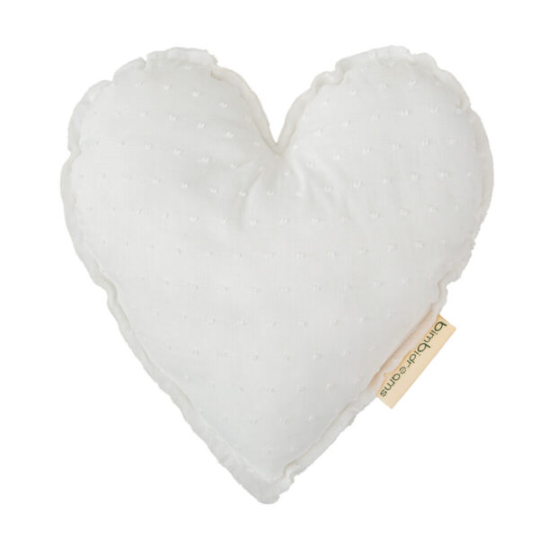 Cojín decorativo Corazón Plumeti Bimbidreams