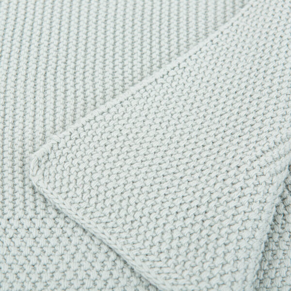 Toquilla Tricot 75x90 cm Algodón Menta Bimbidreams - Imagen 2