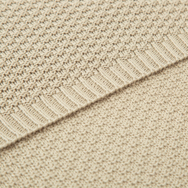 Toquilla Tricot 75x90 cm Bambú Verde Musgo Bimbidreams - Imagen 2