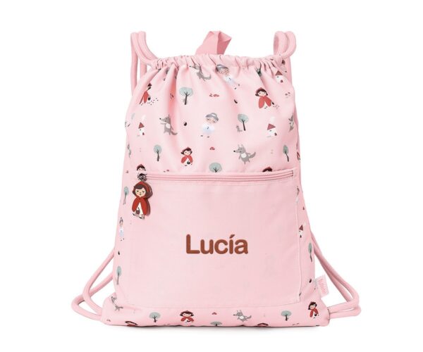 Mochila Saco Impermeable Little Red Personalizable - Imagen 2