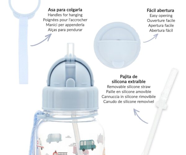 Botella Plástico City Cars Personalizable - Imagen 4