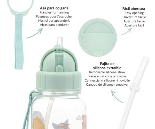 Botella Plástico The Three Little Pigs Personalizable - Imagen 4