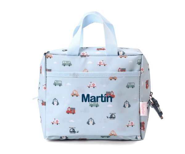 Bolsa Merienda Térmica City Cars Personalizable - Imagen 2