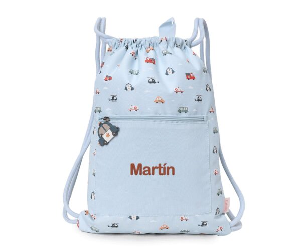 Mochila Saco Impermeable City Cars Personalizable - Imagen 2