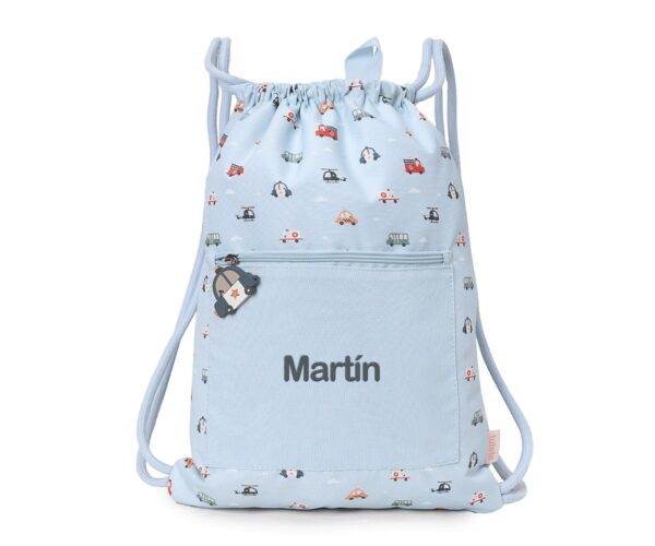 Mochila Saco Impermeable City Cars Personalizable - Imagen 3