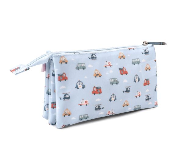 Estuche 3 Compartimentos City Cars Personalizable