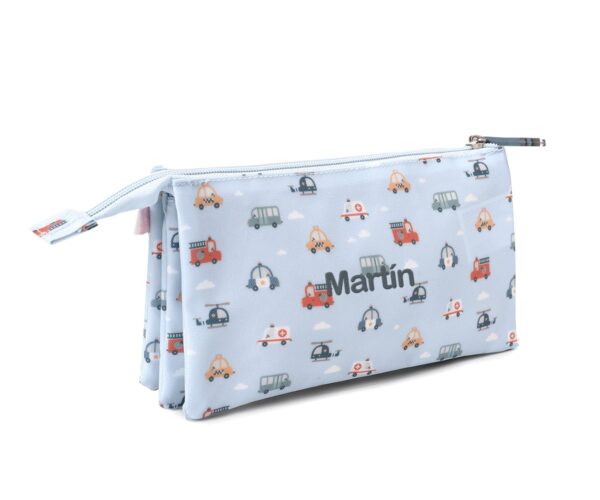 Estuche 3 Compartimentos City Cars Personalizable - Imagen 2
