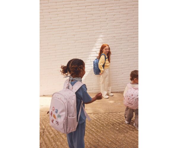 Mochila Mediana Geometric Nature + Llavero Personalizable - Imagen 2