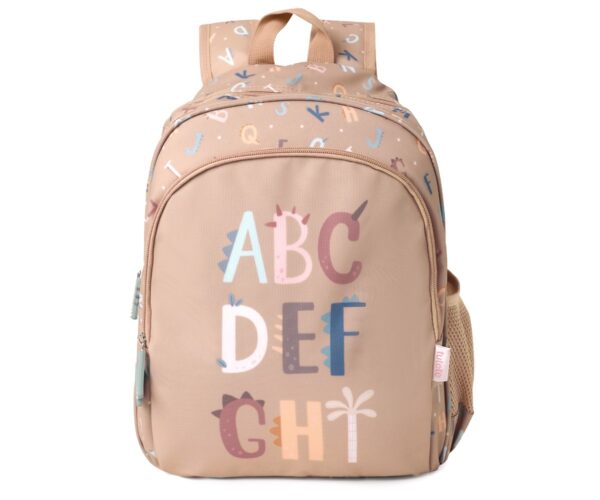 Mochila Mediana Funny Letters + Llavero Personalizable