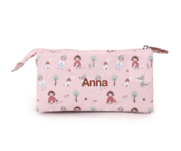 Estuche 3 Compartimentos Little Red Personalizable - Imagen 4