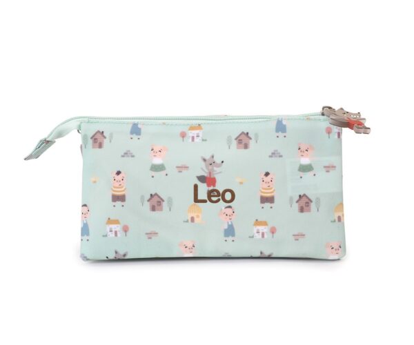 Estuche 3 Compartimentos The Three Little Pigs Personalizable - Imagen 4