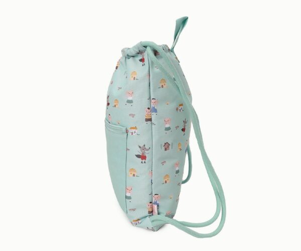 Mochila Saco Impermeable The Three Little Pigs Personalizable - Imagen 2