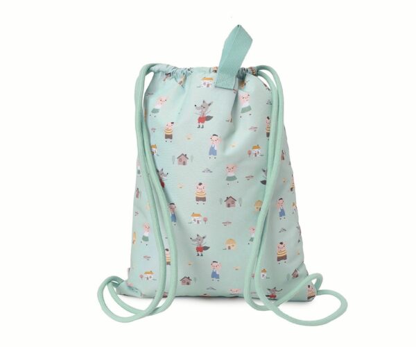 Mochila Saco Impermeable The Three Little Pigs Personalizable - Imagen 3
