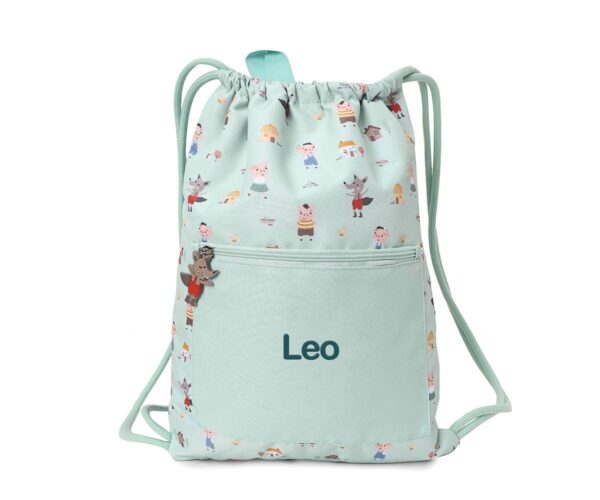 Mochila Saco Impermeable The Three Little Pigs Personalizable - Imagen 4