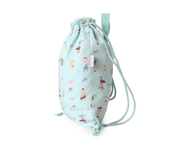 Mochila Saco Tela The Three Little Pigs Personalizable - Imagen 2