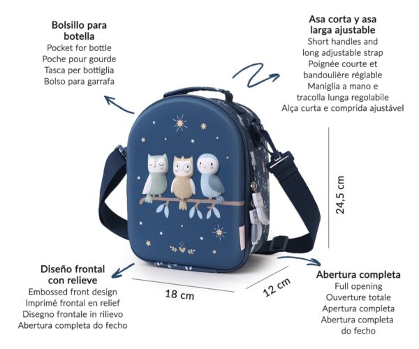 Bolsa Merienda Térmica 3D Magical Forest Personalizable - Imagen 5