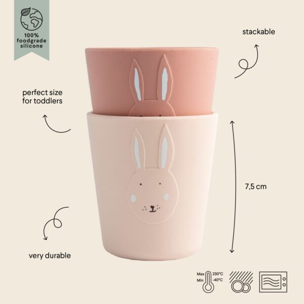 Silicona vaso 2-pack - Mrs. Rabbit Trixie - Imagen 2