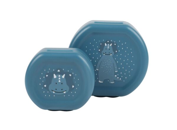 Fiambrera con clip - 2 Uds. - Mr. Triceratops Trixie
