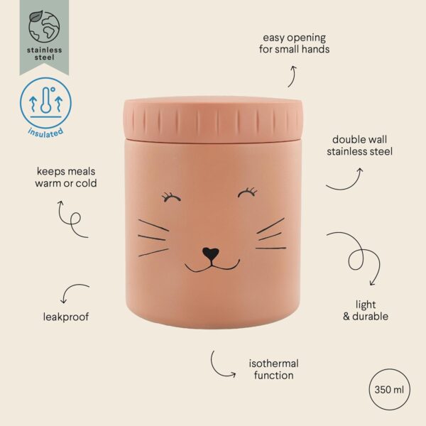 Tarro de alimentación isotérmico 350ml - Mrs. Cat Trixie - Imagen 2