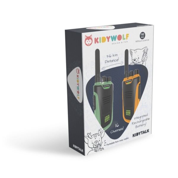 Kidytalk Verde- Naranja Kidywolf