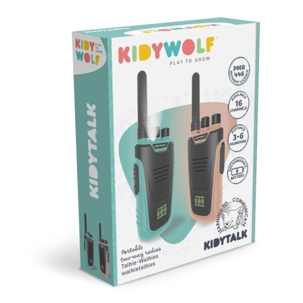 Kidytalk Natural - Cyan Kidywolf