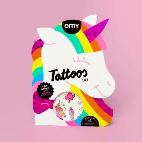 Tatoos Omy Unicornio Lily