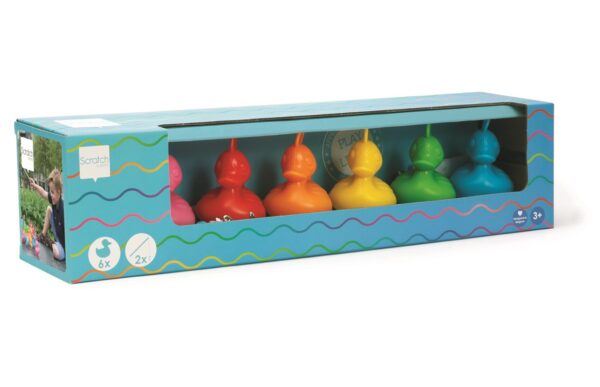 Set de 6 Patos y 2 Cañas de Pescar Scratch - Imagen 3