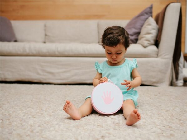 Lata Rosa Pastel Babyprints - Imagen 4