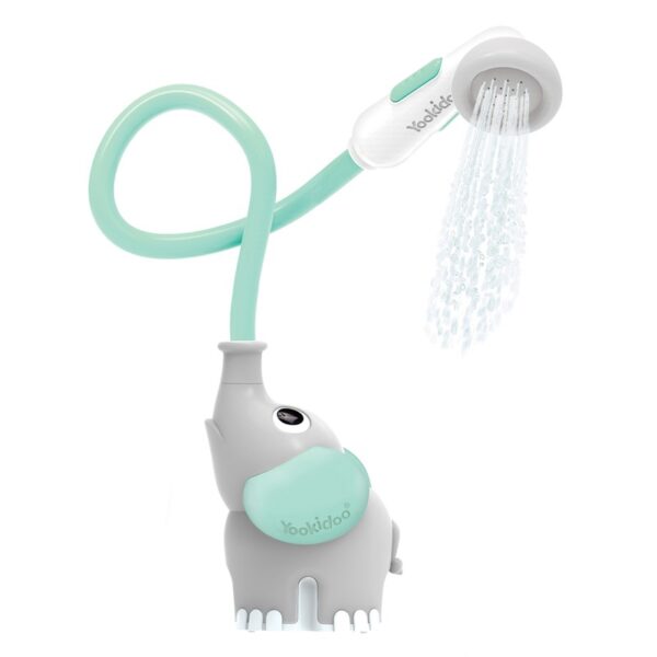 Ducha Bañera Elefante Turquesa Yookidoo - Imagen 2