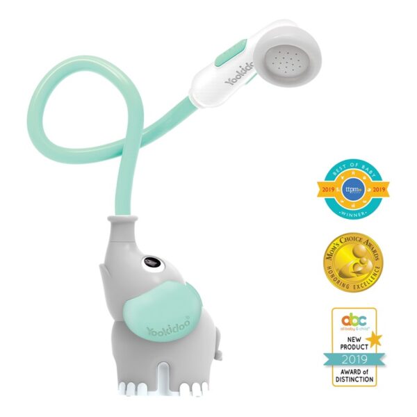Ducha Bañera Elefante Turquesa Yookidoo - Imagen 5